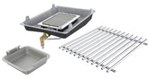 Broil King 18674 Infrared Side Burner Kit, Stainless Steel, For: Broil King Imperial, Regal, Baron Series Gas Grills